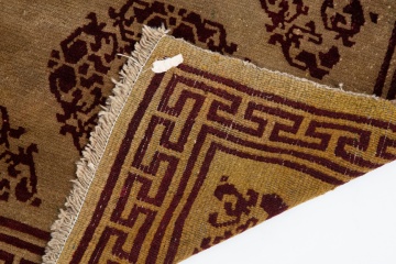 Antique Tibetan Sitting Rug & Khaden Sleeping Rug