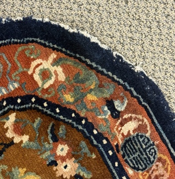 Two Tibetan Horse Saddle Covers & Horse Head Cover