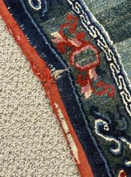 Two Tibetan Horse Saddle Covers & Horse Head Cover