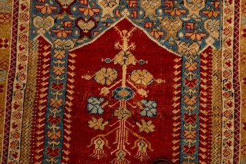 Antique Turkish Kula Prayer Rug