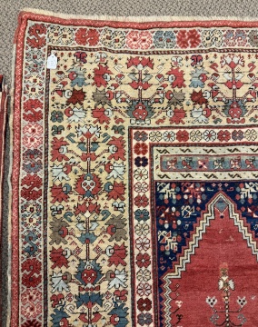 Antique Turkish Kula Prayer Rug