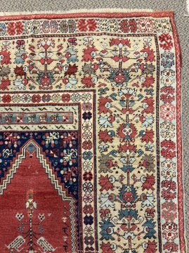 Antique Turkish Kula Prayer Rug