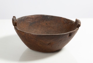 Iroquois Burl Effigy Bowl