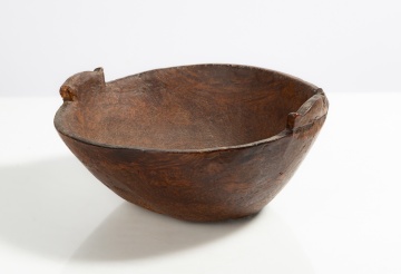 Iroquois Burl Effigy Bowl