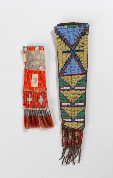 Western Plains Quilled Paint Bag & Plateau Knife Case