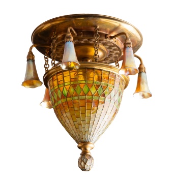 Rare Tiffany Studios Moorish Fixture