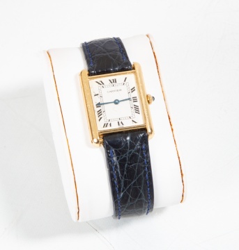 Cartier 18K Gold Tank Louis Wristwatch, Ref. 1140