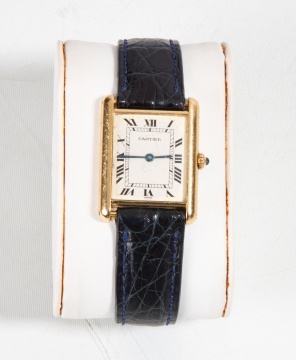 Cartier 18K Gold Tank Louis Wristwatch, Ref. 1140
