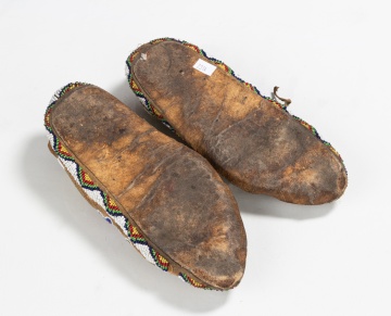 Prairie Style Beaded Moccasins