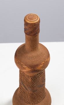 Native American Basketry Covered Bottle