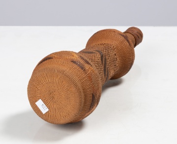 Native American Basketry Covered Bottle