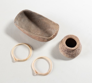 Hohakam Pottery & Ancient Shell Bracelets