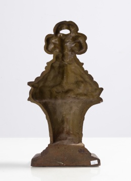 Hubley Floral Basket Doorstop No. 11