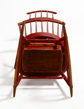 New England Double Comb-Back Windsor Rocking Chair