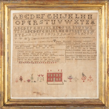 American Sampler, 1843