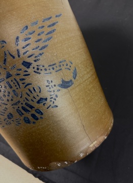 Richey & Hamilton, Palatine, West Virginia Four-Gallon Stoneware Crock with Eagle