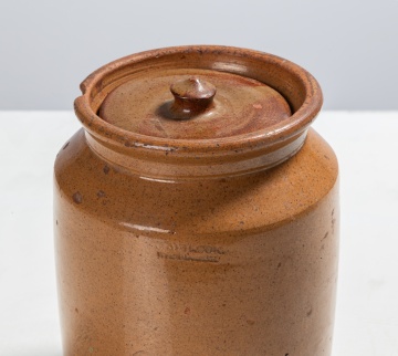 Wilcox, West Bloomfield Stoneware Covered Jar