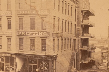 Daily Democrat, Rochester, NY 1864-1870 Photograph