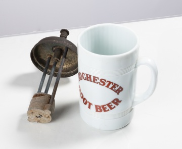 Rochester Root Beer Syrup Dispenser & Mugs