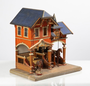 An Early Gottschalk Horse Carriage Doll House