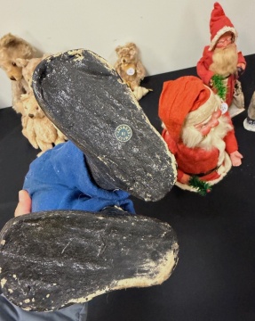 Vintage Christmas Santa Candy Containers