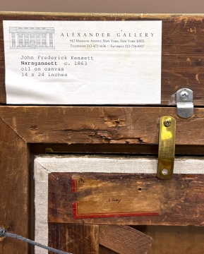 John F. Kensett (American, 1816-1872) Narragansett Coast