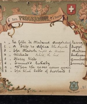 Swiss Cylinder Music Box