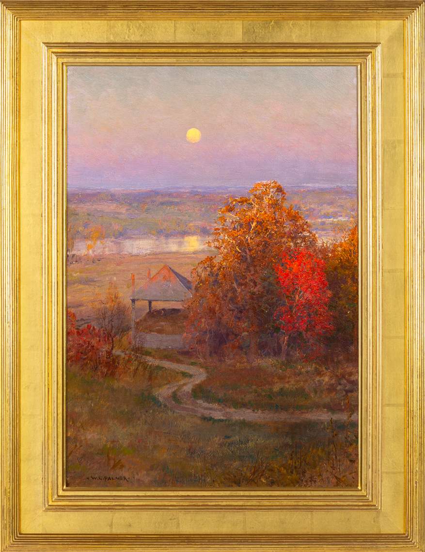Walter Launt Palmer (American, 1854-1932) Autumn Moonrise | Cottone ...