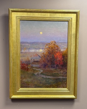 Walter Launt Palmer (American, 1854-1932) Autumn Moonrise