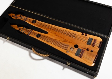 Swamp Monster Z, Sipsey River Cypress Root Lap Steel Guitar by Jack Dudley
