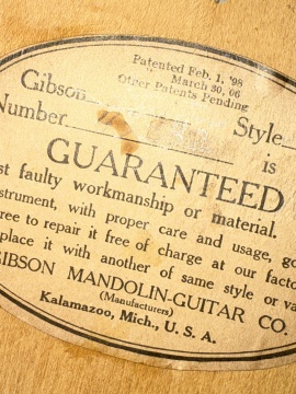 Gibson L-1 Archtop Acoustic Guitar