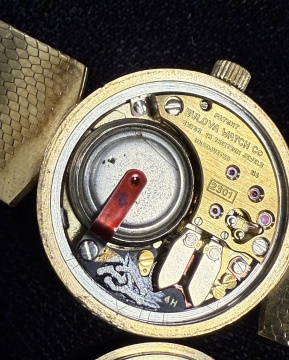 Ladies' Bulova Accutron 14K Gold & Diamond Wrist Watch