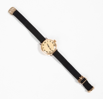 Tiffany & Co. 18K Gold Wristwatch, Longines Movement