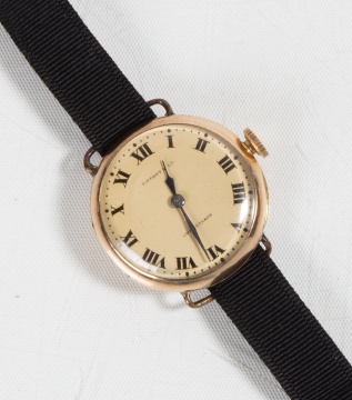 Tiffany & Co. 18K Gold Wristwatch, Longines Movement