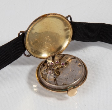 Tiffany & Co. 18K Gold Wristwatch, Longines Movement