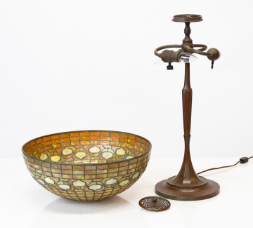 Tiffany Studios Dichroic Acorn Lamp