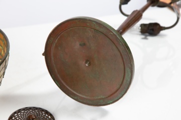 Tiffany Studios Dichroic Acorn Lamp