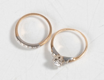 Ladies' Diamond Engagement Ring & Band