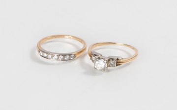 Ladies' Diamond Engagement Ring & Band