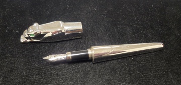 Cartier Panthere Silver Fountain Pen