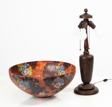 Handel Bird & Flora Lamp