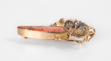 Kolodny-Gallagher Tropical Bird Brooch