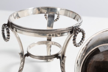 George III Sterling Silver Tea Pot Kettle on Stand, Paul Storr, London, 1803