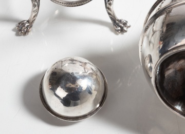 George III Sterling Silver Tea Pot Kettle on Stand, Paul Storr, London, 1803