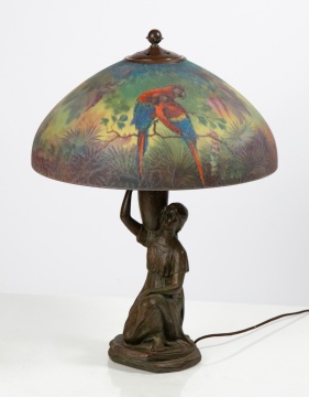Handel Parrot, Jungle Bird Lamp