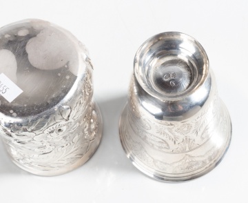 Sterling Silver Julep Cups