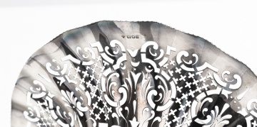 Asprey Sterling Silver Basket / Centerpiece