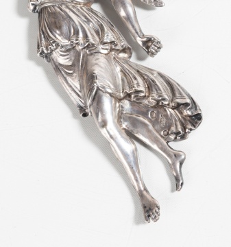 19th Century French Sterling Silver Angel Watch Holder