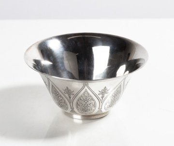 Tiffany & Co. Moorish Sterling Silver Bowl
