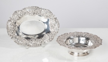 S. Kirk & Son Sterling Silver Repousse Center Bowl & Serving Dish